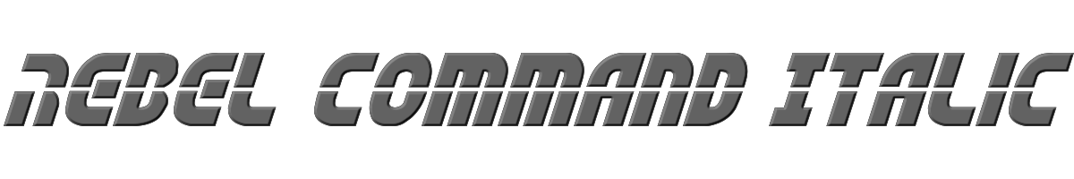 Rebel Command Italic 