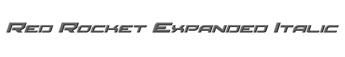 Red Rocket Expanded Italic 