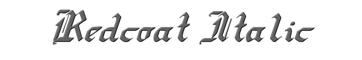 Redcoat Italic 