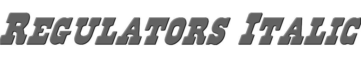 Regulators Italic 