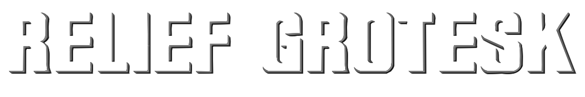 Relief Grotesk 