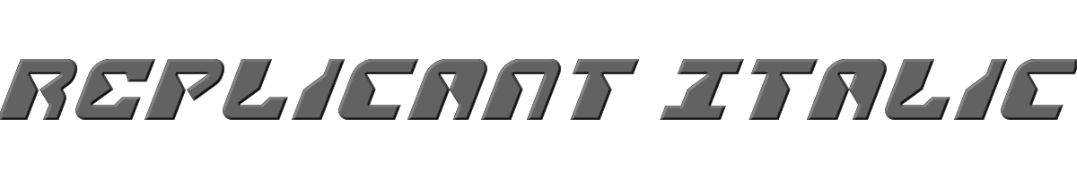 Replicant Italic 
