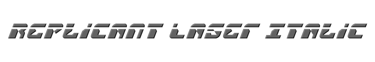 Replicant Laser Italic 