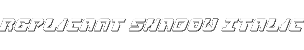 Replicant Shadow Italic 