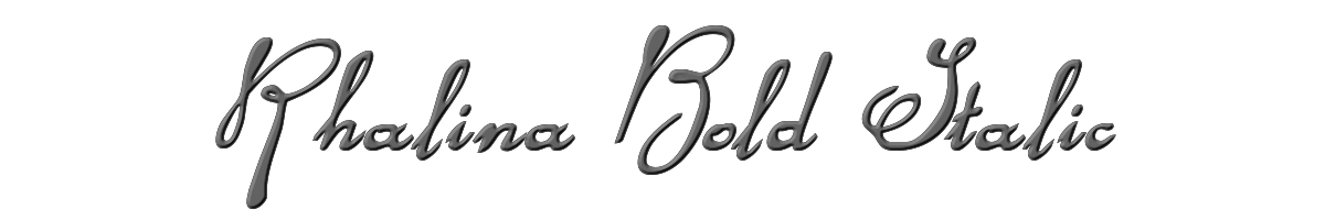 Rhalina Bold Italic 