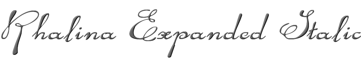 Rhalina Expanded Italic 