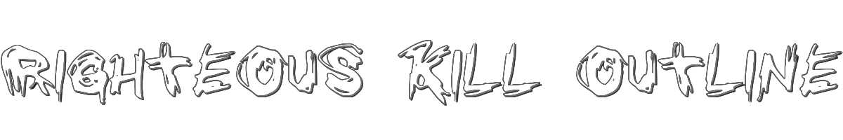 Righteous Kill Outline 