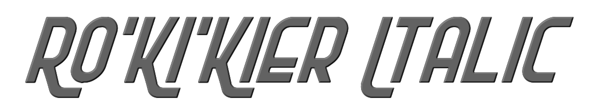 Ro'Ki'Kier Italic 