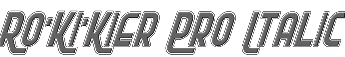 Ro'Ki'Kier Pro Italic 