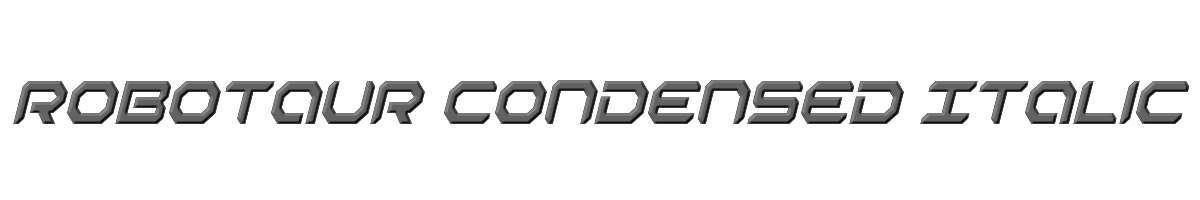 Robotaur Condensed Italic 