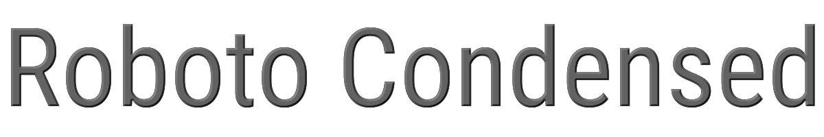Roboto Condensed 