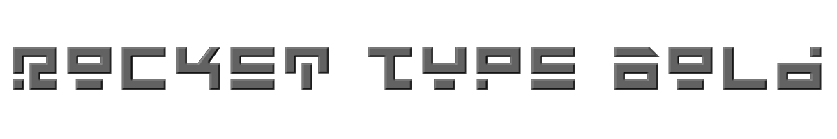 Rocket Type Bold 