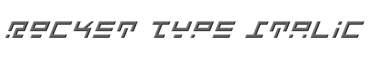 Rocket Type Italic 