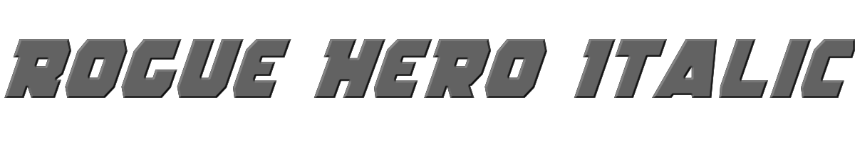 Rogue Hero Italic 