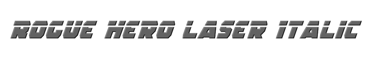 Rogue Hero Laser Italic 
