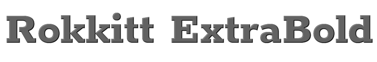 Rokkitt ExtraBold 