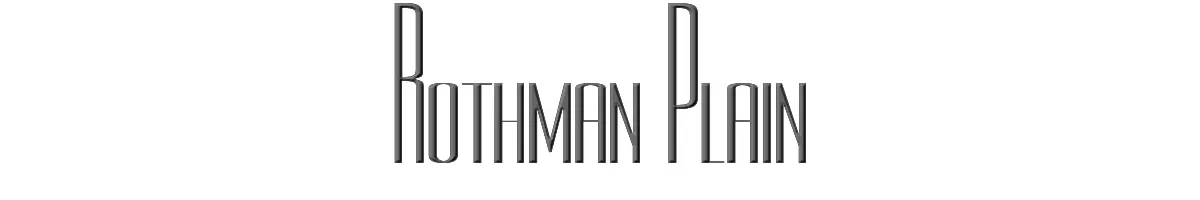 Rothman Plain 