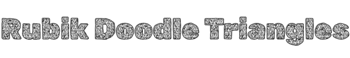Rubik Doodle Triangles 