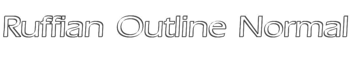 Ruffian Outline Normal 