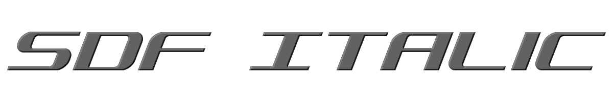 SDF Italic 
