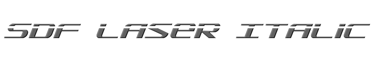 SDF Laser Italic 