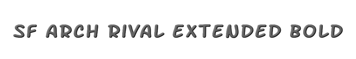 SF Arch Rival Extended Bold 