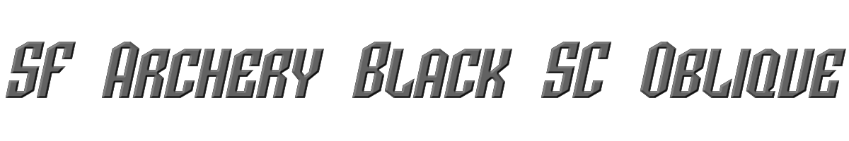 SF Archery Black SC Oblique 