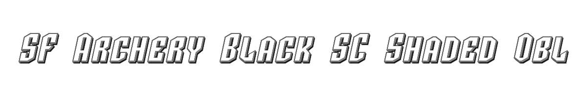 SF Archery Black SC Shaded Oblique 