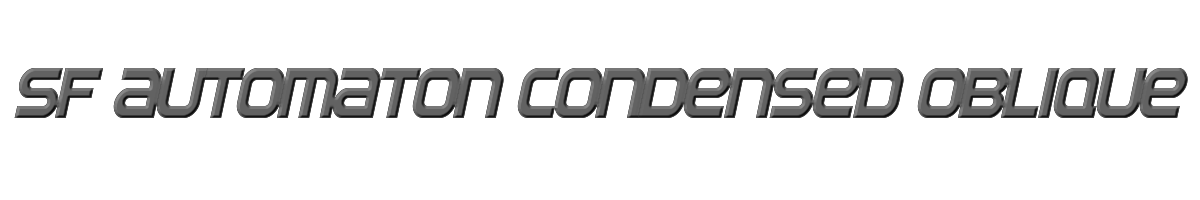 SF Automaton Condensed Oblique 