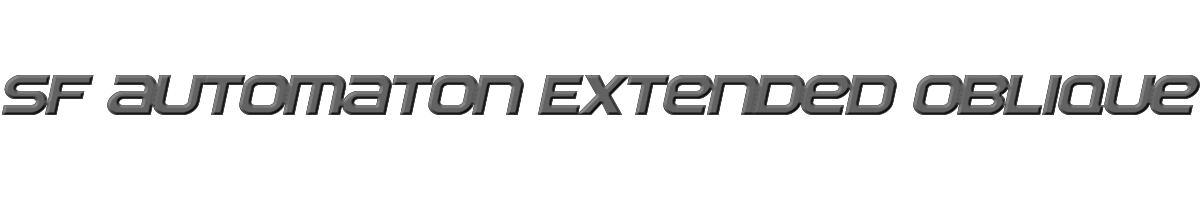 SF Automaton Extended Oblique 