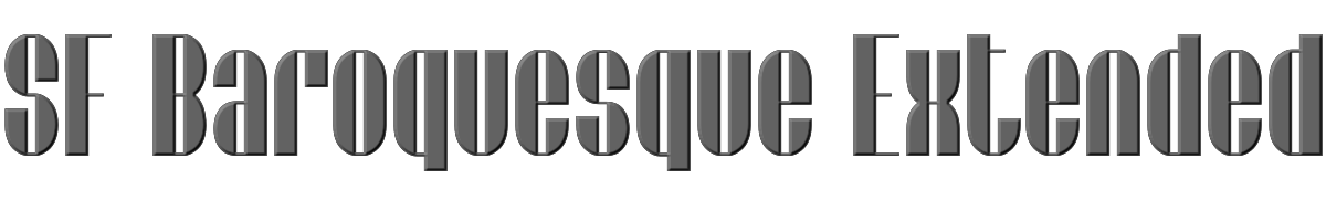 SF Baroquesque Extended 