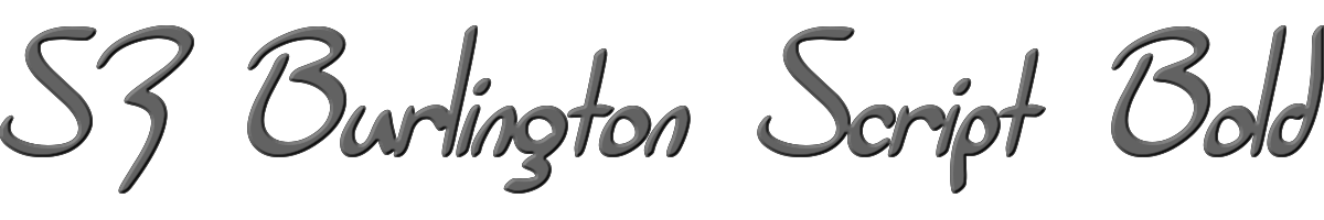 SF Burlington Script Bold 