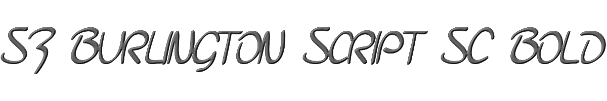 SF Burlington Script SC Bold 