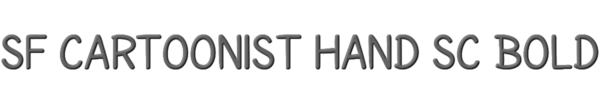 SF Cartoonist Hand SC Bold 