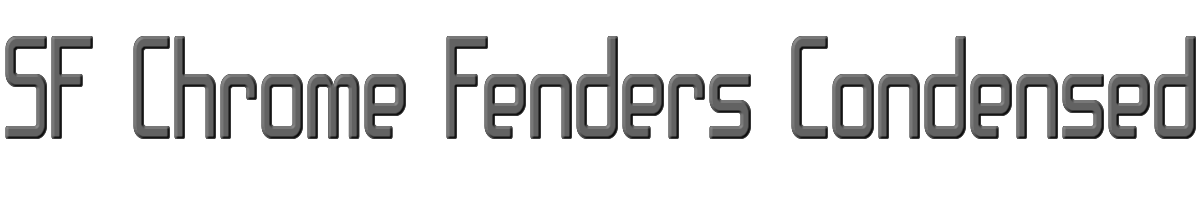 SF Chrome Fenders Condensed 