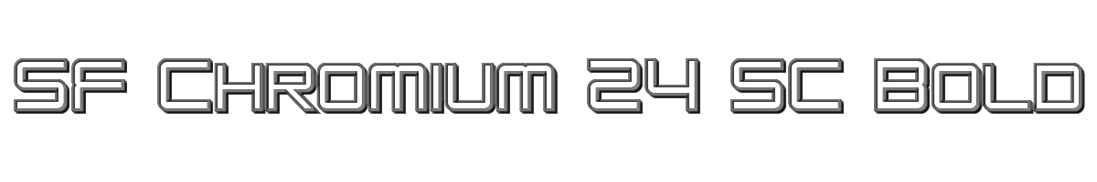 SF Chromium 24 SC Bold 