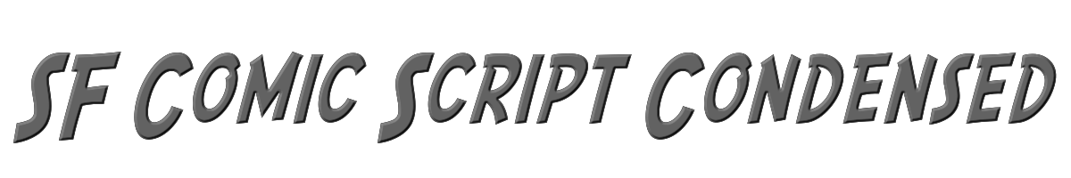 SF Comic Script Condensed 