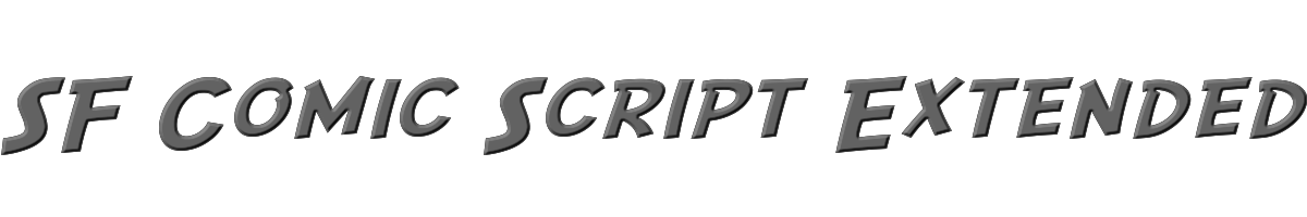 SF Comic Script Extended 