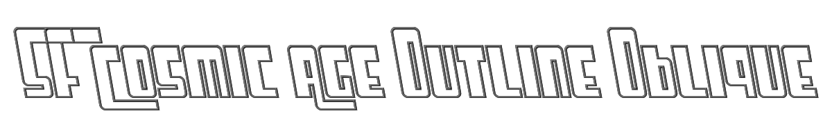 SF Cosmic Age Outline Oblique 