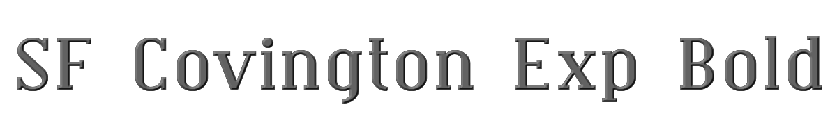 SF Covington Exp Bold 