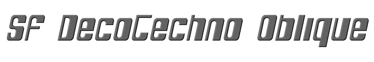 SF DecoTechno Oblique 