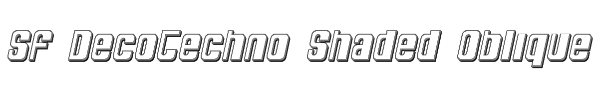 SF DecoTechno Shaded Oblique 