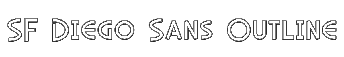 SF Diego Sans Outline 