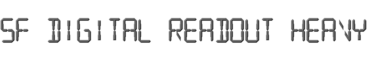 SF Digital Readout Heavy 