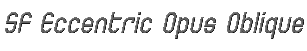 SF Eccentric Opus Oblique 