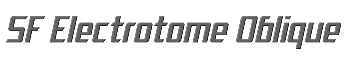 SF Electrotome Oblique 