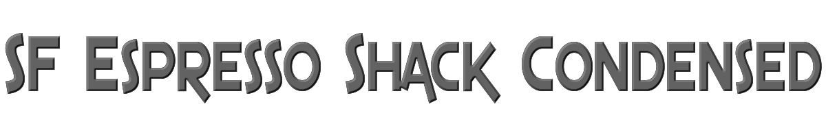 SF Espresso Shack Condensed 