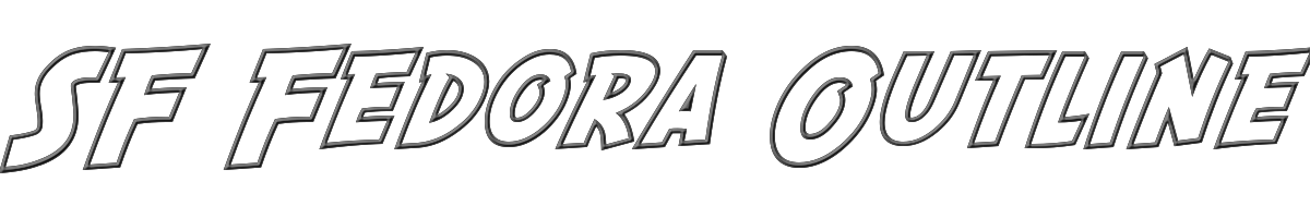 SF Fedora Outline 