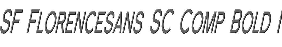 SF Florencesans SC Comp Bold Italic 