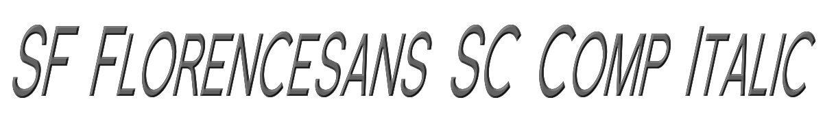 SF Florencesans SC Comp Italic 